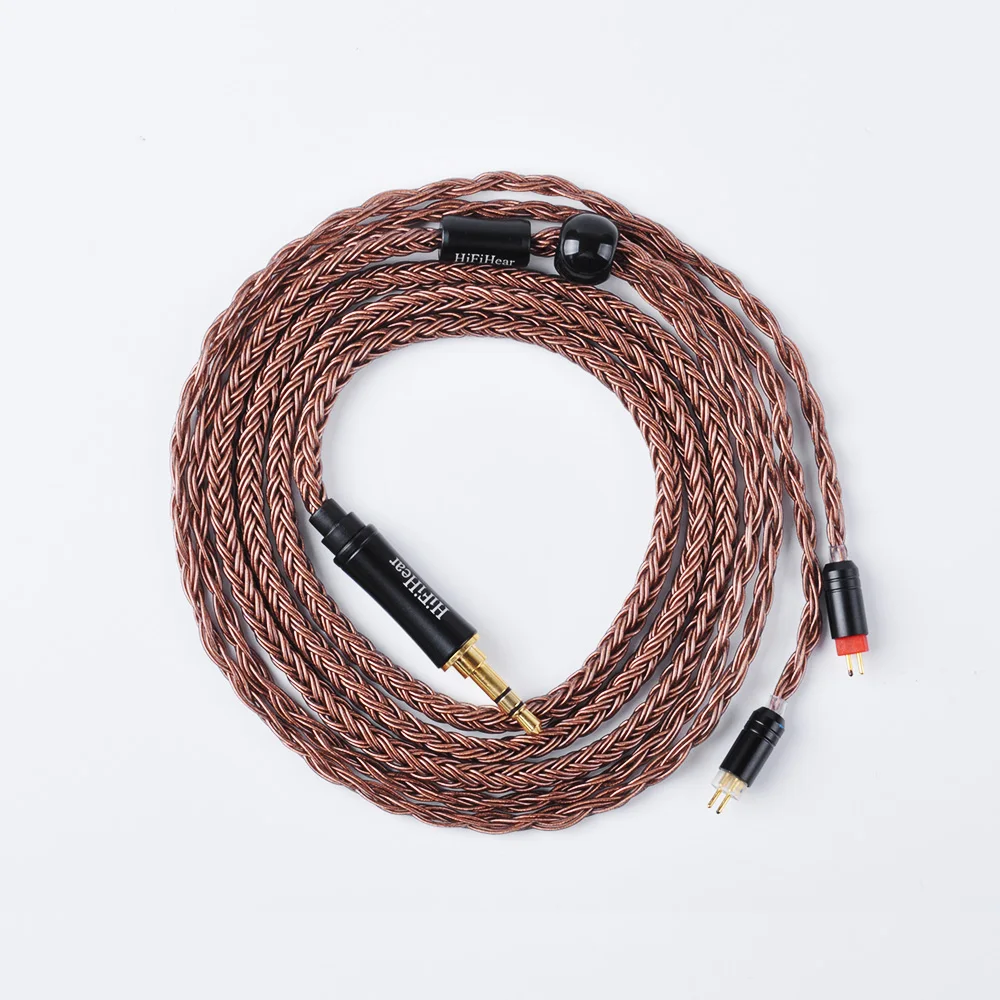 HiFiHear 16 Core посеребренный медный кабель 2,5/3,5 мм сбалансированный кабель с MMCX/2pin разъем для KZ ZSX AS10 ZS10pro BLON BL03