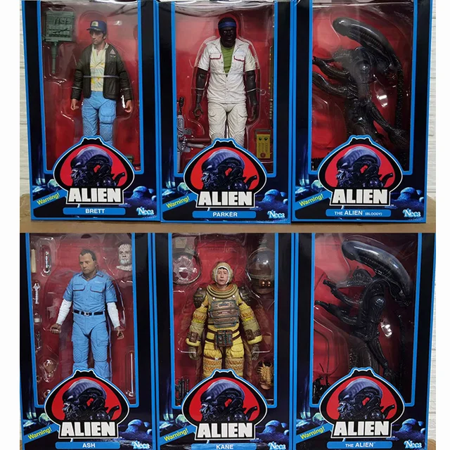 Neca Alien Predator Asche Alien Kane Die Alien Figur Predator Krieger 40th Anniversary Predator Alien Spielzeug 3 Teile Satz Horror Geschenk Action Figures Aliexpress