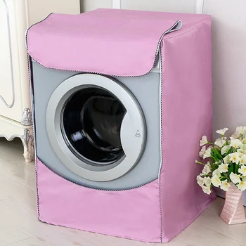 

Polyester Dust Proof Waterproof Drum Automatic Washing Machine Cover Polyester Cloth Washing Machine Cover