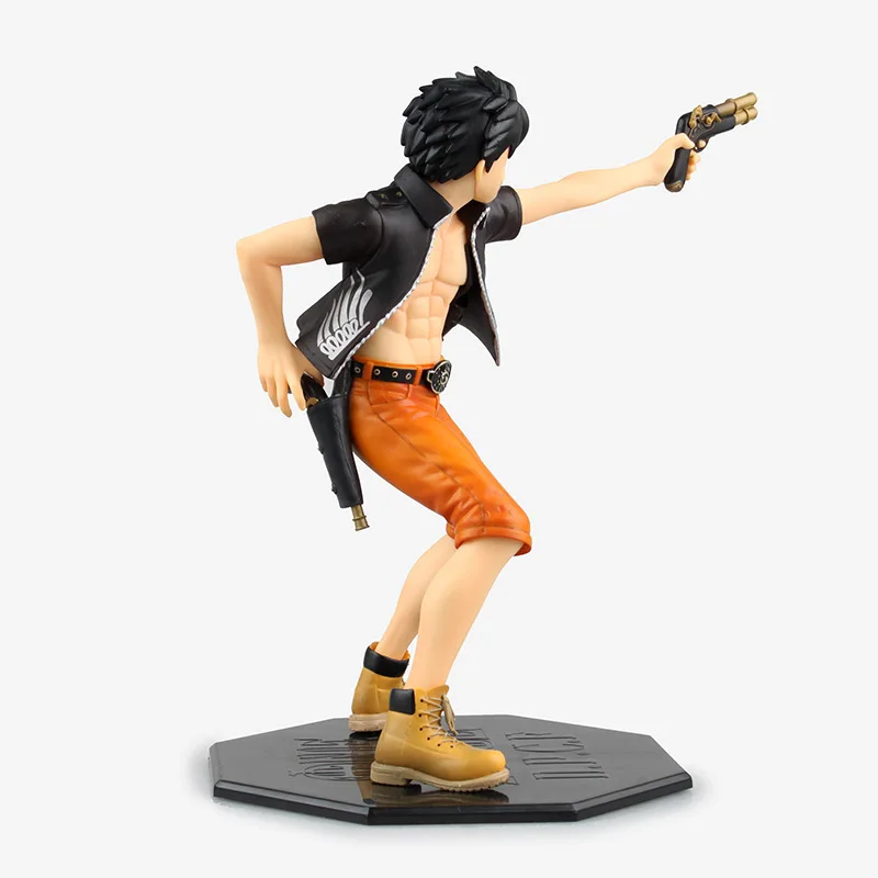 

Anime One Piece/One Piece New Theater Version of Black Cloth Double Gun Luffy Garage Kit Boxed Model