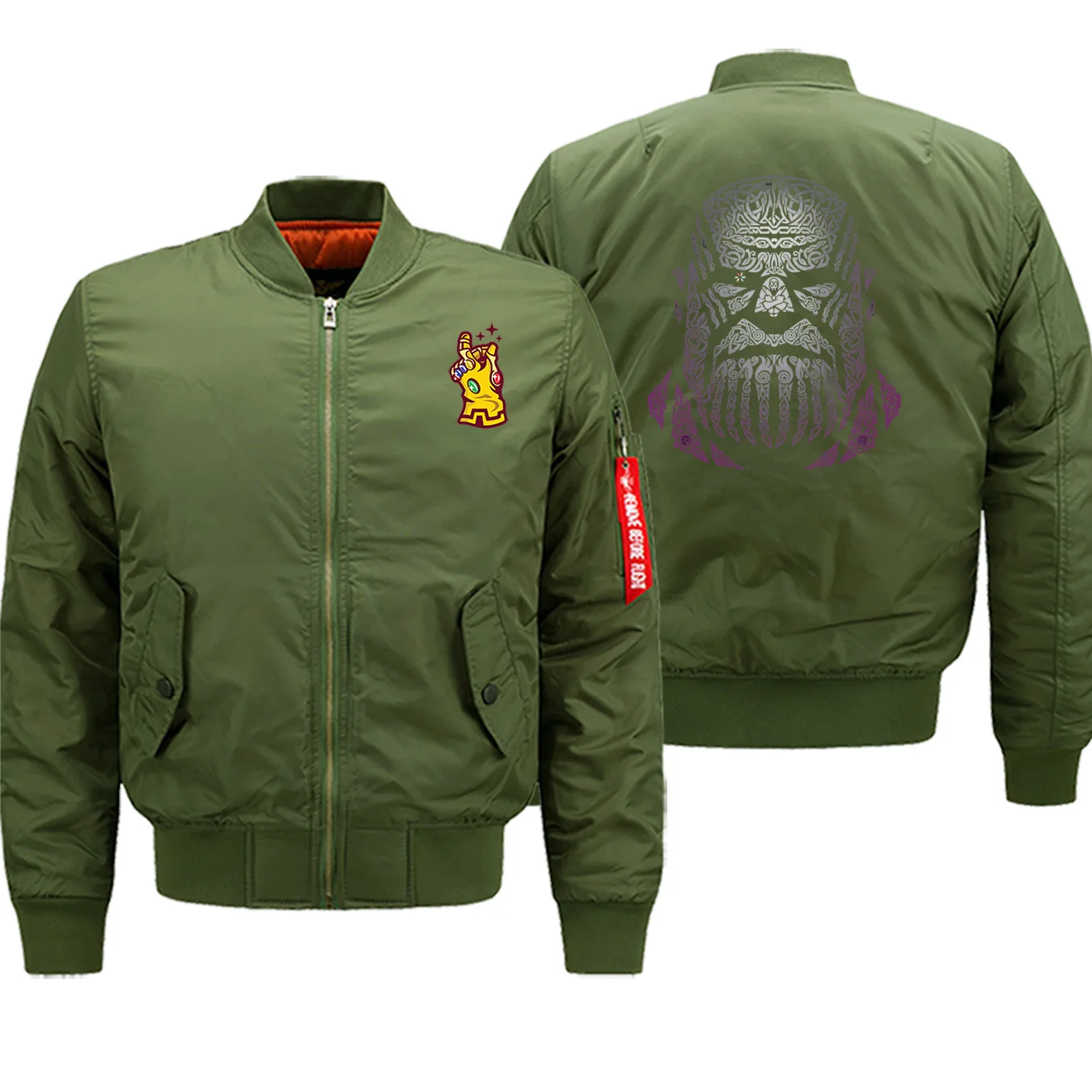 Avengers Endgame Thanos Jackets Men Thick Streetwear Pilot Bomber Mens Jacket Harajuku Coat Oversize 8XL Military Jacket