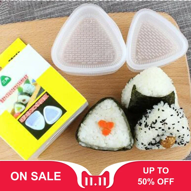 2 шт./компл. устройство для изготовления суши японский Onigiri бенто ланч бокс Кухня аксессуары "сделай сам" форма для рисовых шариков нори инструменты для приготовления суши