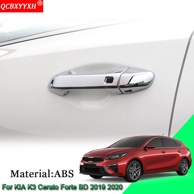 Автомобильный Стайлинг Автомобильная дверь ABS Ручка обложка Коробка блестки ручка рамка наклейки авто аксессуары для Kia K3 Cerato Forte BD