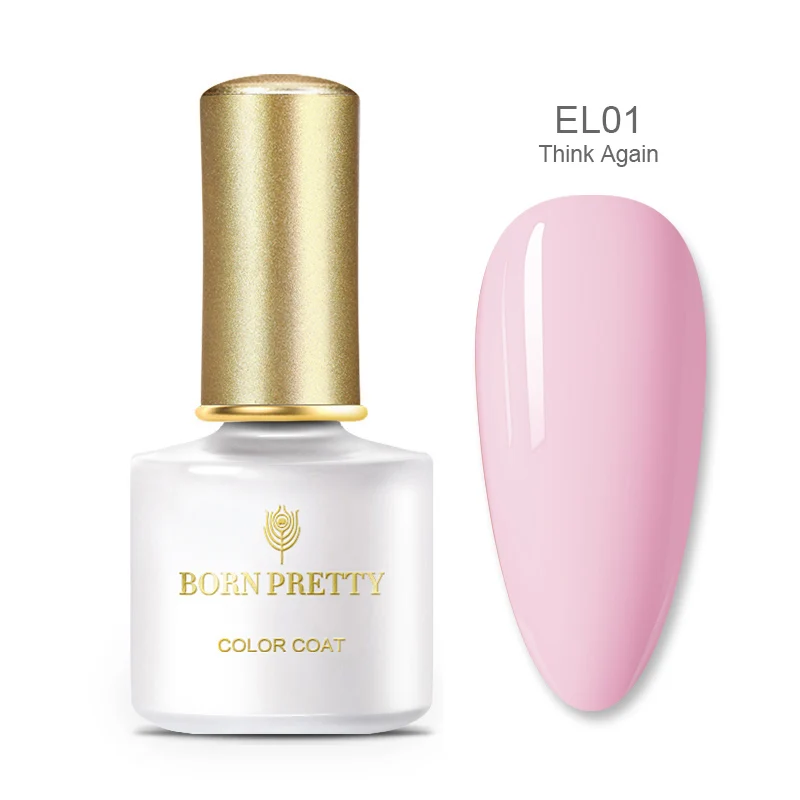 BORN PRETT розовый золотистый Гель-лак набор УФ-лак Полупостоянный 6 мл Блестящий Гель-лак для маникюра Гель-лак для ногтей - Цвет: BPEL01