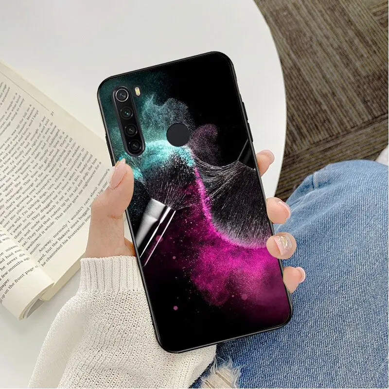 Girl love makeup brush