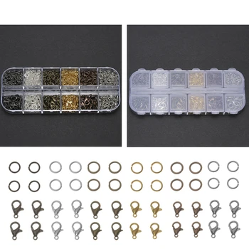 

HEYUYAO 6 Color Lobster Clasps For Bracelets Necklaces Hooks Chain Closure Findings Accessories For Jewelry Making Wholesale