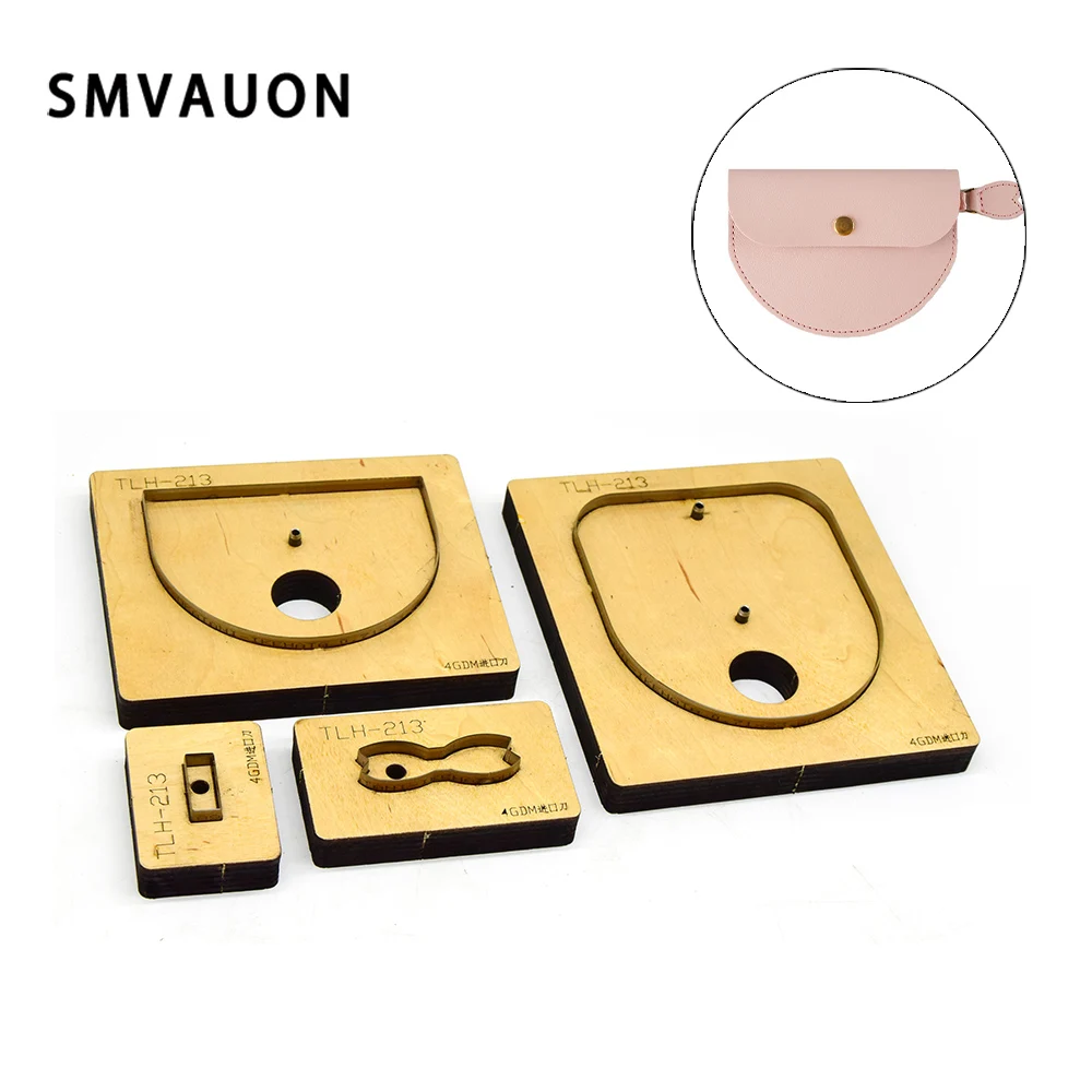 

Wooden Die-cut Coin Purse Diy Craft Laser Mold Punch Tool Suitable For Die-Cutting Machine