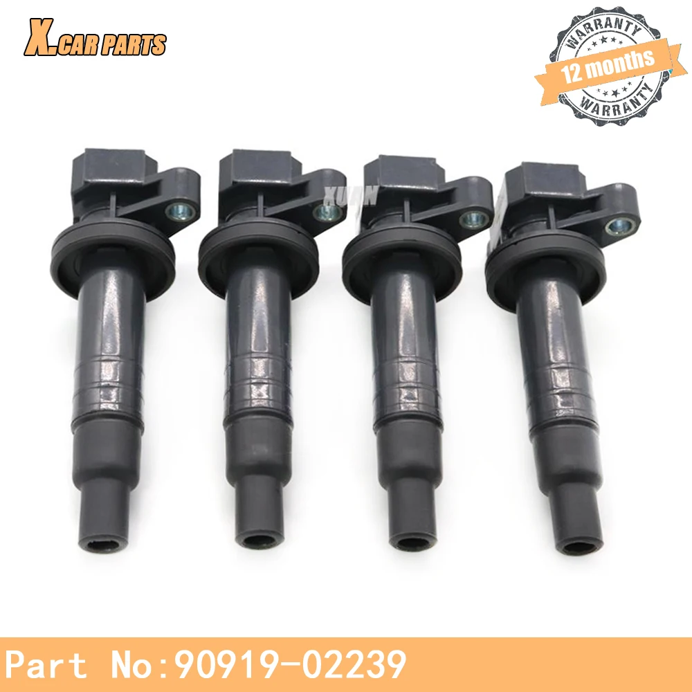 1/4 шт. катушка зажигания 90919-02239 подходит для Toyota Celica GT Corolla Matrix MR2 Spyder Chevrolet Prizm Pontiac