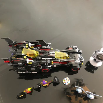 

4 in 1 Batmobile Building Block 8 Figure 07077 1496Pcs Model Kits Ultimate Sets DC 3D Bricks Toys for Children Fast Shipping
