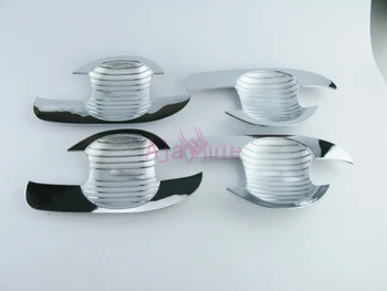 

Door Handle Bowl Cover Protector Trim Chrome Car Styling For Toyota Fortuner SW4 2005-2015 Accessories