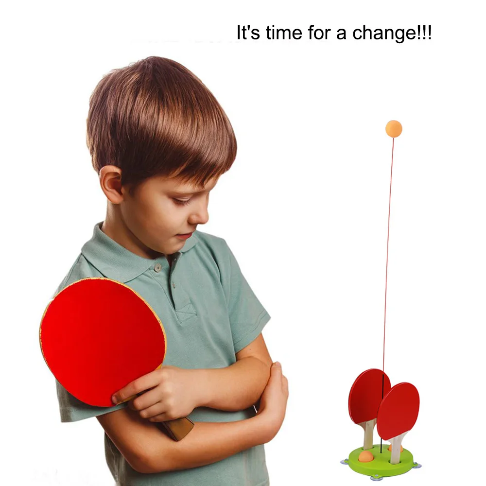 Table Tennis Trainer Equipment Accessories Ping Pong Balls Springback Robot Nontoxic Durable Elastic Training Set | Спорт и