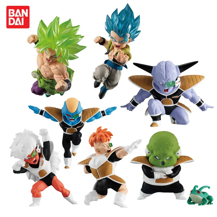 "Dragon Ball SUPER" BANDAI ADVERGE MOTION 02 коллекция фигурок-полный набор 7 шт Gogeta Broly Ginyu Burtta Jees recom Ghourd - Цвет: Full Set of 7 Pcs