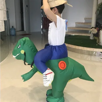 

Children's Dinosaur inflatable suit riding Stereo Dinosaur suit performance halloween wedding decoration party Christmas