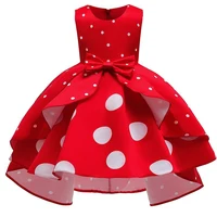 Robe à rayures à fleurs pour petites filles, robes de fête de mariage à fleurs, robe de princesse de noël pour enfants, vêtements pour filles 5