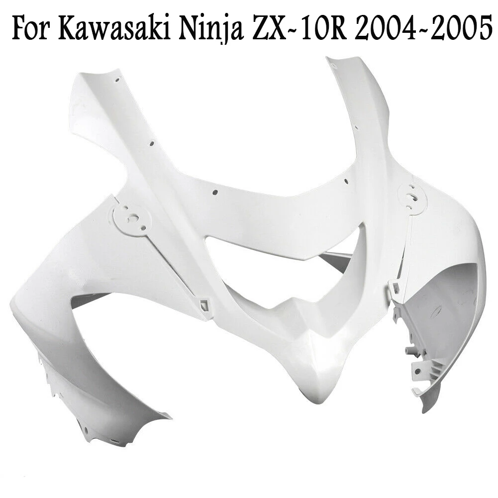 

Unpainted Upper Front Cowl Nose Fairing For Kawasaki Ninja ZX-10R 2004 2005