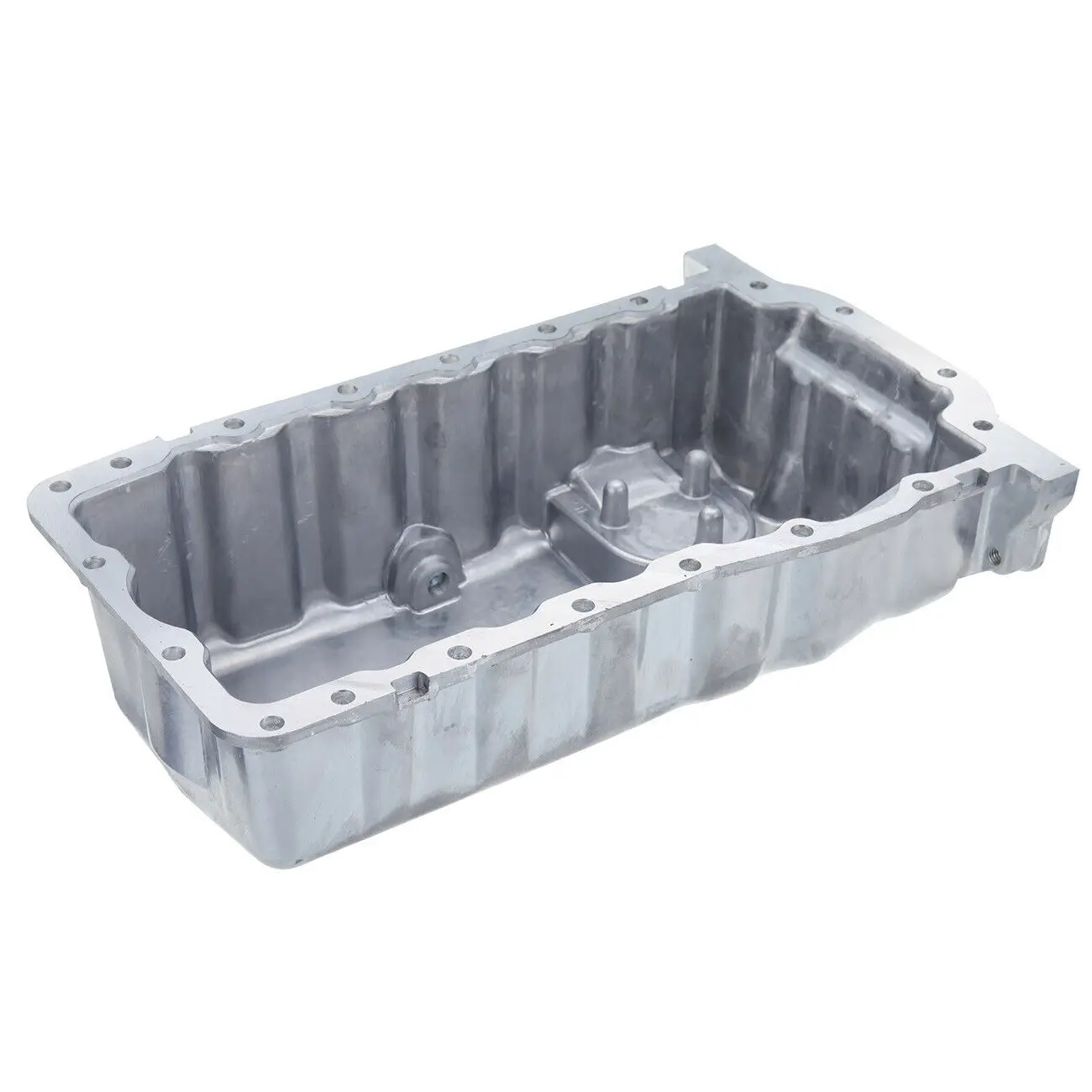 

Samger Aluminum Billet Engine Oil Pan Finned Transmission Oil Sump Pan For Volkswagen Beetle Golf Jetta 1.9L 2.0L 038103601NA