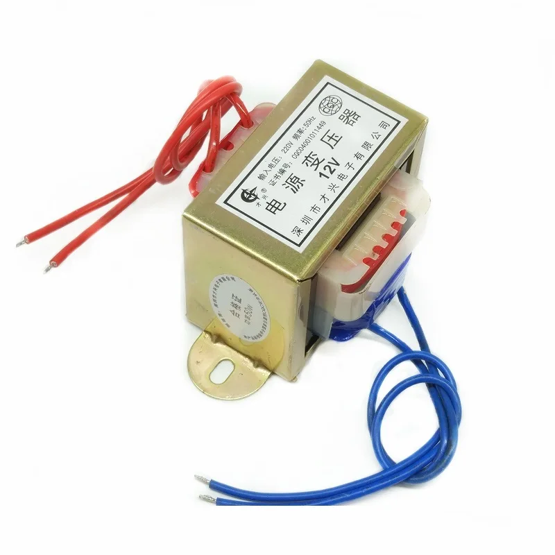 E-50W Type 50W Transformer 50VA EI66-36 220V to 12V AC AC12V 4A трансформатор мощности | Обустройство дома