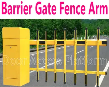 

4.5 Meter Fence Arm For Car Parking Barrier gate kit for Door Entry+Exit Automatic gate access controller vehicle control manage