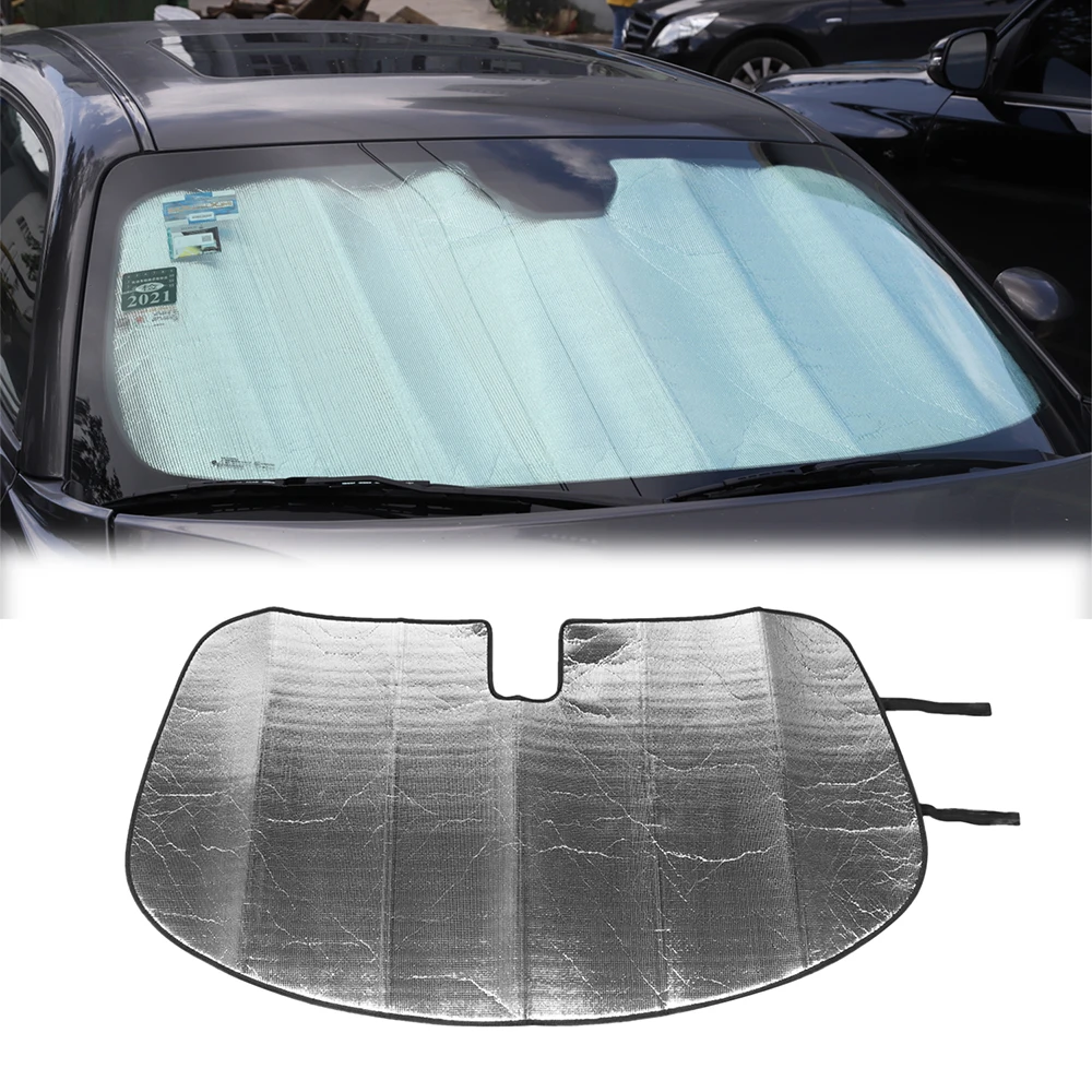 

for Dodge Challenger 2009 Front Windshield Sunshade Shade Cover Aluminum Foil Anti-UV Sun Visor Protection Car Accessories