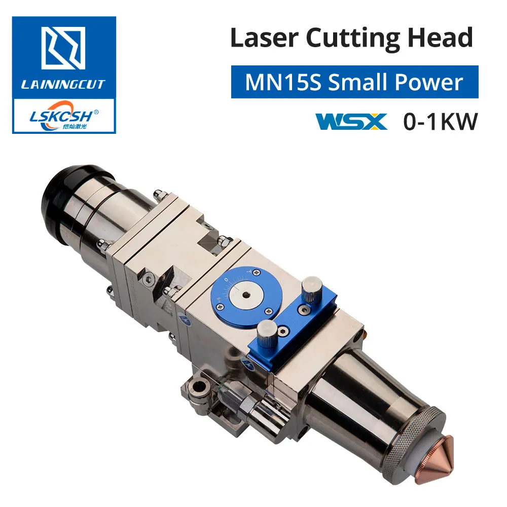 LSKCSH WSX 0-1KW MN15S маленькая мощность волоконная Лазерная режущая головка Максимальная мощность лазера 1000 Вт для WSX резки металла