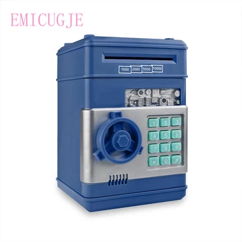 

Youool Electronic Piggy Bank ATM Saving ATM Bank Safe Box Auto Scroll Paper Password Money Box Cash Coins
