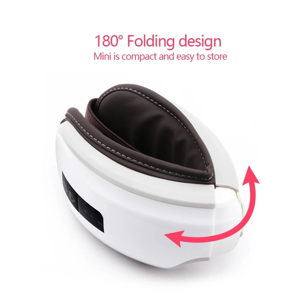 Under eye massager electric breo eye roller massager hot compress therapy 4d smart airbag bluetooth vibration eye care massage278