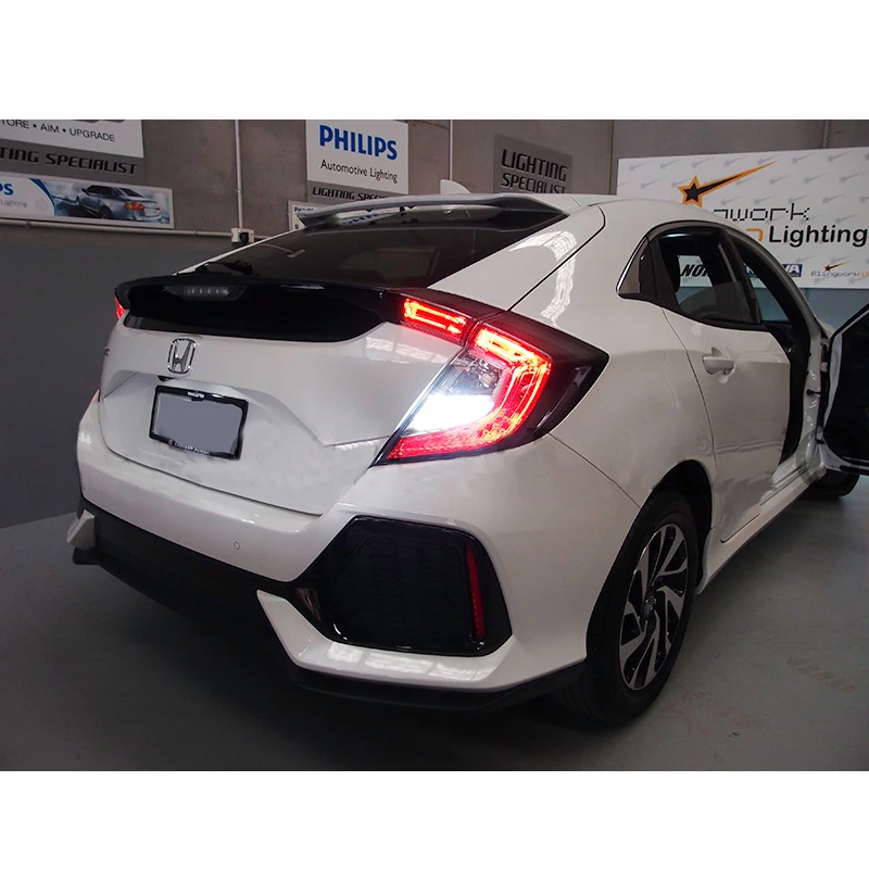 KAMMURI безошибочный W16W T15 светодиодный светильник для HONDA Civic FC FK 2016 + заднего