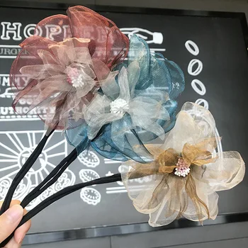 

DHL 500pcs Female Flower Donuts Twist Headband Magic Hair Bun Maker DIY Hairstyle Tool Sweet Headwear