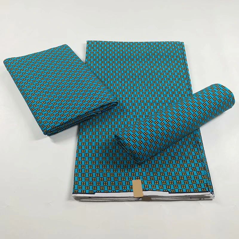 2021 New Hot Sale African Wax Fabric Cotton Material Nigerian Ankara Block Prints Batik Dutch High Quality Sewing Cloth VL-40