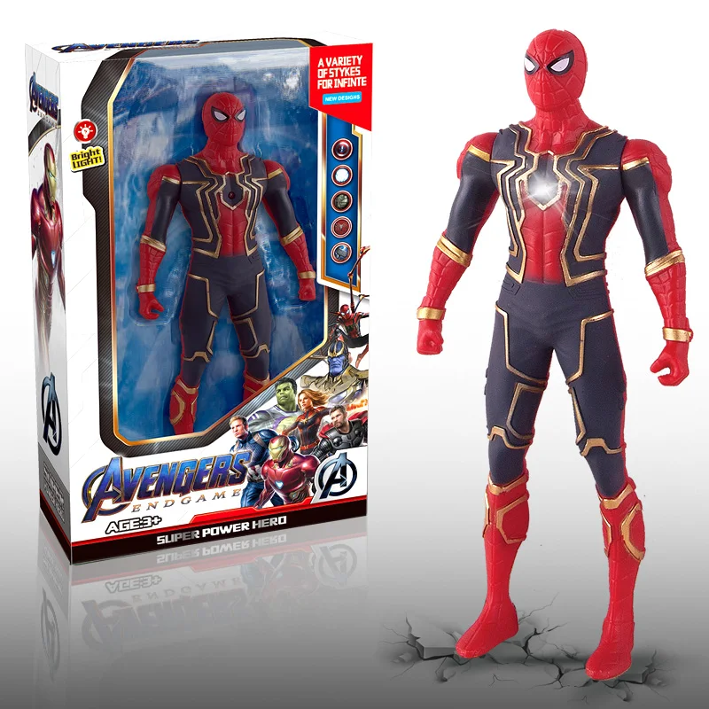 Новинка, фигурка из ПВХ Marvel, потрясающая фигурка Халка, Капитана Америки, Железного человека, Коллекционная модель игрушки для детей, рождественские подарки - Цвет: have box