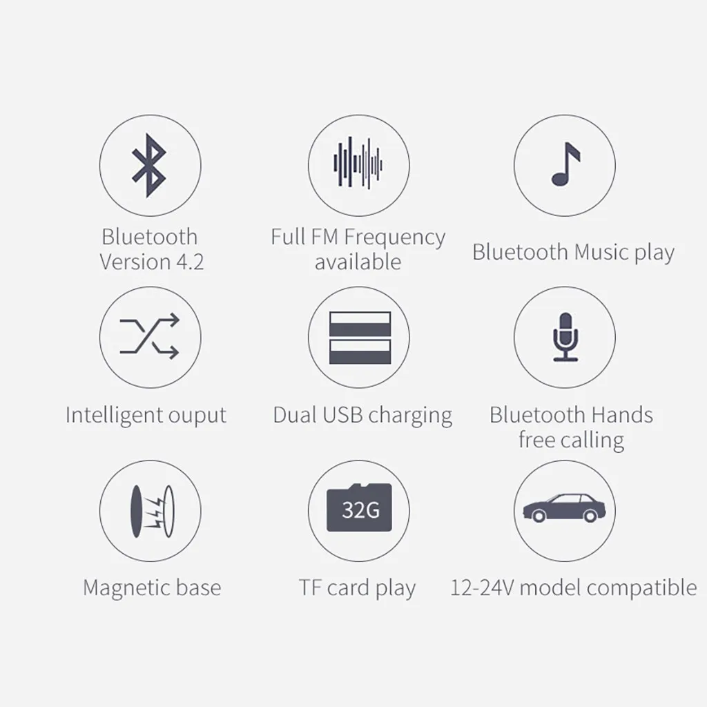 Комплект беспроводной связи bluetooth для автомобиля fm-передатчик радио MP3 музыкальный плеер lcd USB зарядка Автомобильный электронный