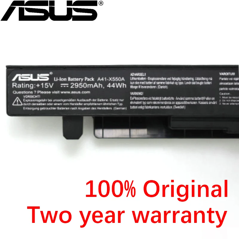 ASUS оригинальные 2950 мАч для Asus X450 X550 X550C A41-X550 A41-X550A X550A A450LA P450LC R510EA P450CA F550VC F552C A450V X550L