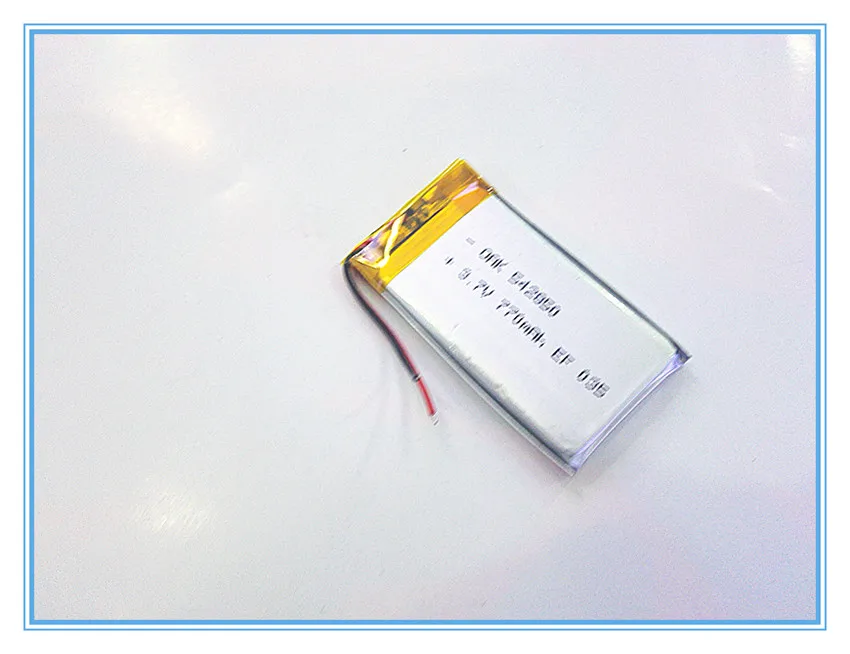 3,7 V, 770 mAH, [542850] PLIB; полимерный литий-ионный/литий-ионный аккумулятор для DVR, gps, mp3, mp4, сотового телефона, динамика