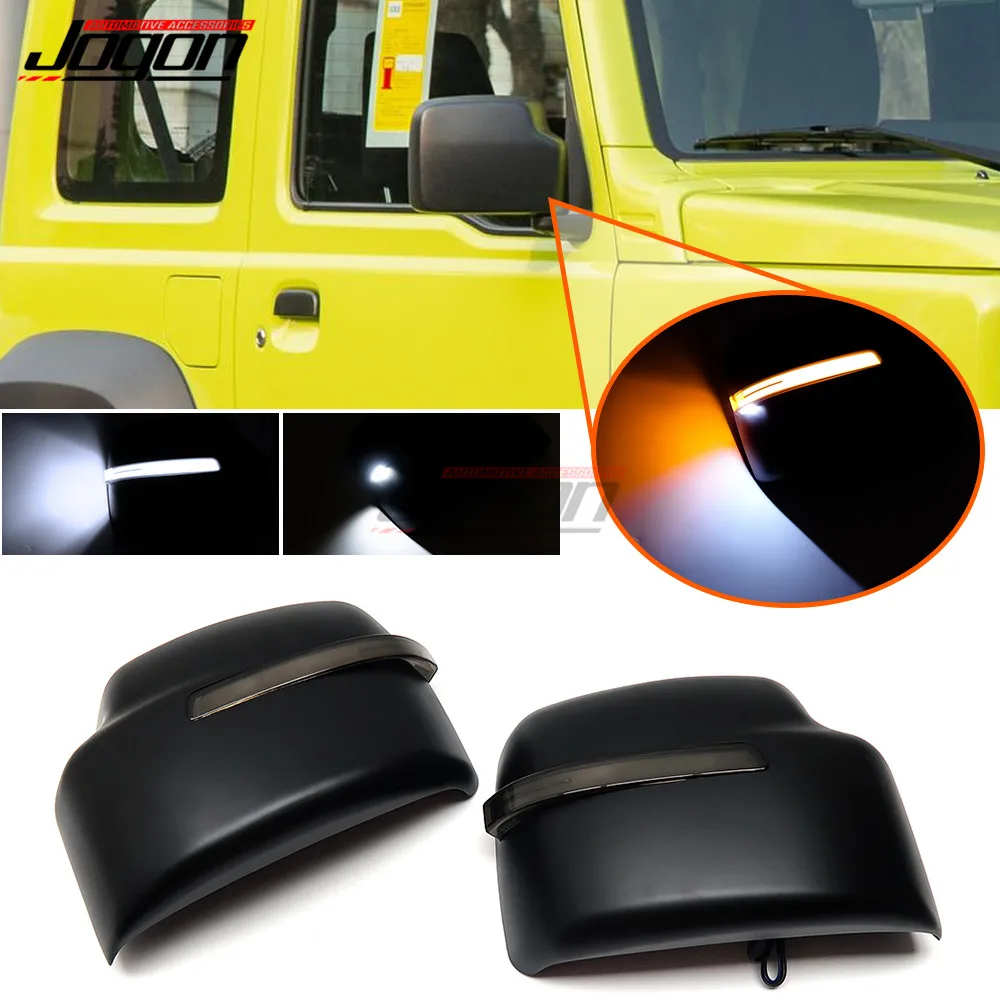 US $192.42 Mirror Cover Replace For Suzuki Jimny JB64W JB74W 2019 2020 Dynamic Side Mirror Indicator Sequential Light Parking Puddle Lamp