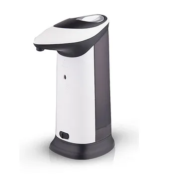 

420ml Kitchen Bathroom Large Capacity Soap Dispenser Liquid Bottle with LED Light Smart Sensor Touchless Pump Automatic