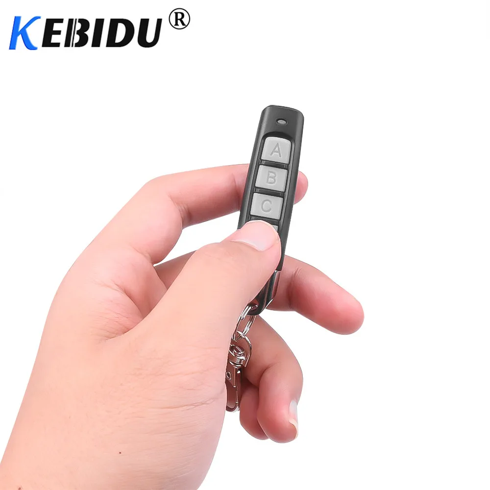 KEBIDU 433MHZ пульт дистанционного управления для ворот гаража 4 кнопки автопара копия дистанционного открывания Гаражных дверей пульт дистанционного управления Дубликатор