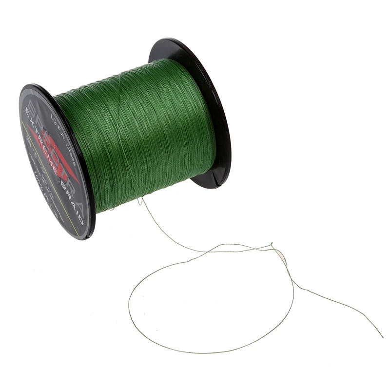 Nylon Fishing Wire braid 12LB 5.5kg 200M for Lure Trolling Army-Green