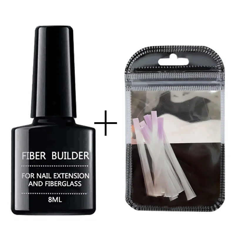 

8ml Nail Extension Gel Repair Fiber Fiberglass set fibernails glass Nail tip Phototherapy Extension Glue Manicure Tip Tools