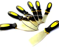 1pcs W25-100mm, L200mm Thick2mm High Quality Brass Putty Knife Plastic Handle Non sparking Scrapers,Safety Hand Tool Painting 2