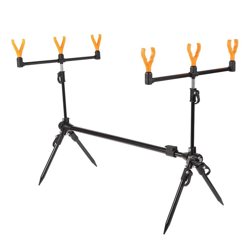  Adjustable Retractable Carp Fishing Rod Pod Stand Holder Fishing Pole Pod Stand Fishing Tackle Fish