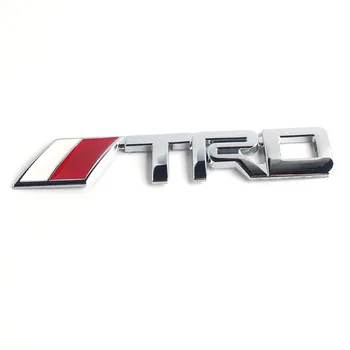 

3D TRD Car Badge Rear Emblem Tail Sticker Leaf Plate Blade Side Sticker Car Racing Development Sticker Decals for Toyota styling