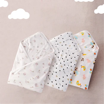 

swaddle blanket baby muslin envelope cute printing newborn wrap sleepsack 100% cotton toddler cover towel cocoon mattress scarf