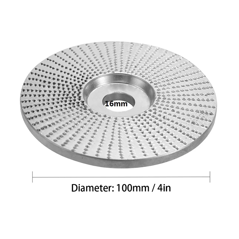 Wood Grinding Wheel Angle Grinder Disc Wood Carving Sanding Abrasive Tool For Angle Tungsten Carbide Coating Bore Shaping