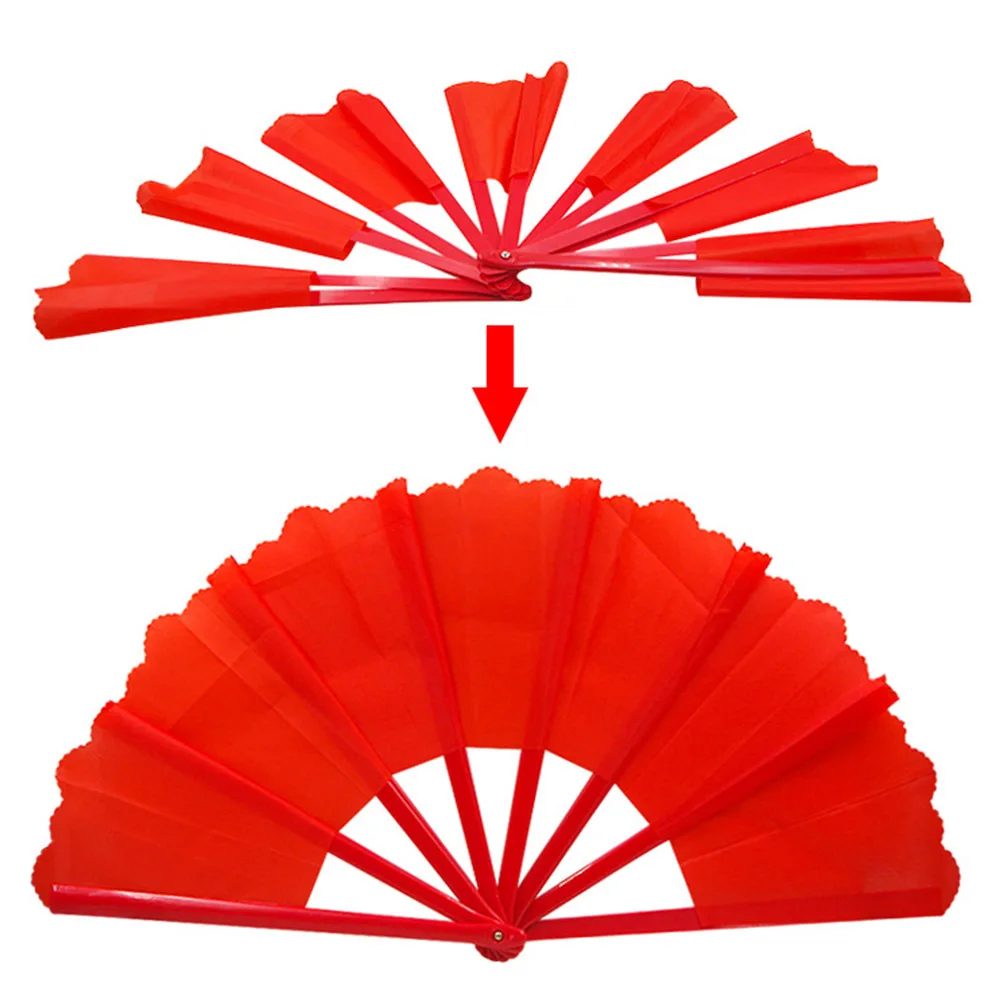 

1 Pc Red Cloth Broken Fan Restore Magic Props Novelty Gag Toys For Kids Stage Close-Up Street Easy To Learn Magic Trick Games