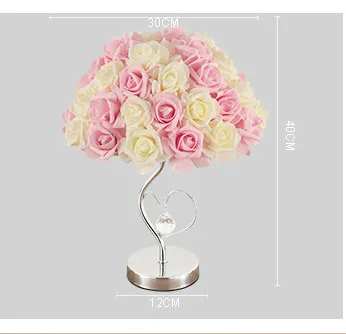 Candeeiro de Mesa Estudo Criativo Rosa Quarto Quente Decoração Lâmpada Cabeceira Presente Casamento Multicolorido Wf916453 2 Estudo criativo rosa candeeiro de mesa quarto