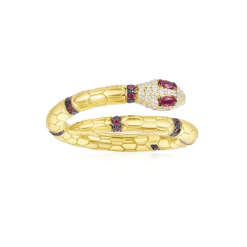 

Itenice Retro Punk Snake Rings For Women Personality Opening Adjustable Ring Vintage Animal Jewelry