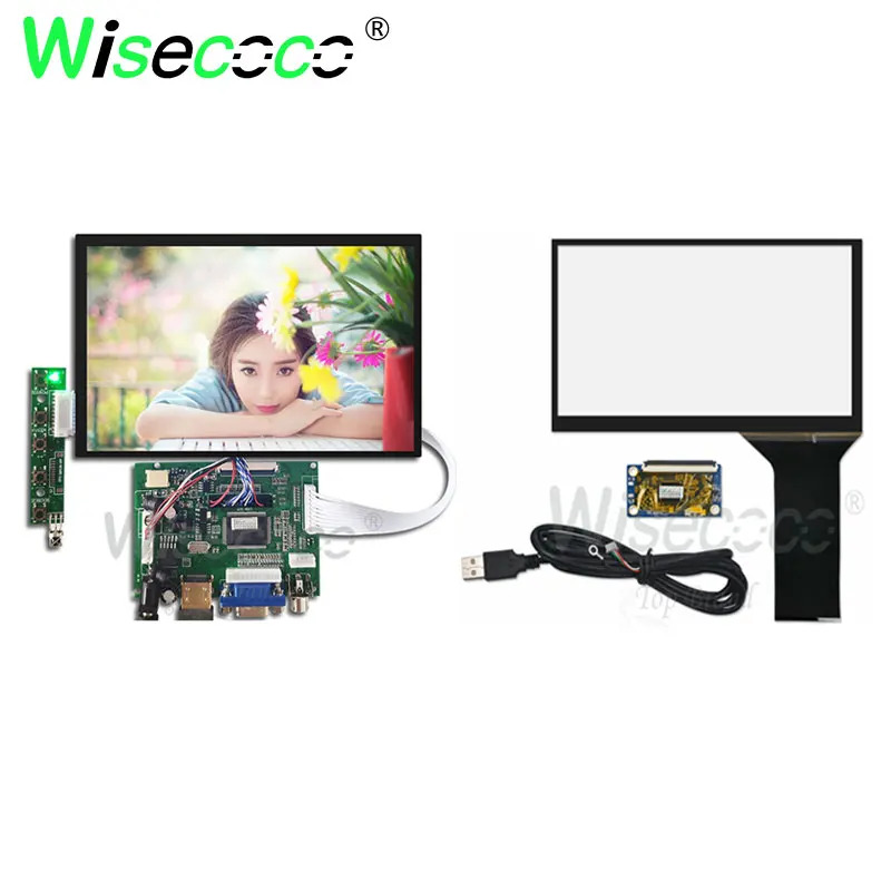 Wisecoco 7 дюймов ips сенсорный ЖК дисплей 1280*800 экран для raspberry pi N070ICG-LD1 с HDMI+ VGA+ 2AV драйвер платы