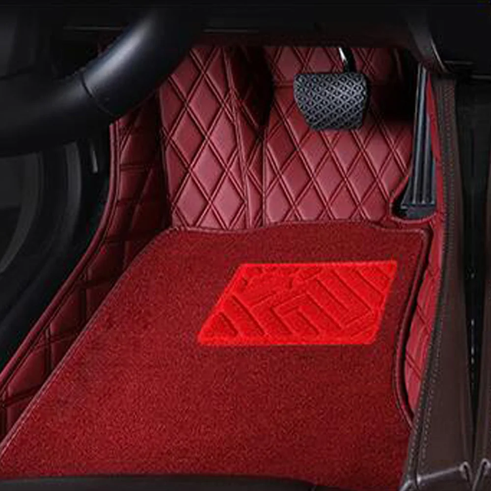 

Car floor mats Special for Nissan patrol Y62 5D car styling all weather heavy duty carpet rugs floor liners