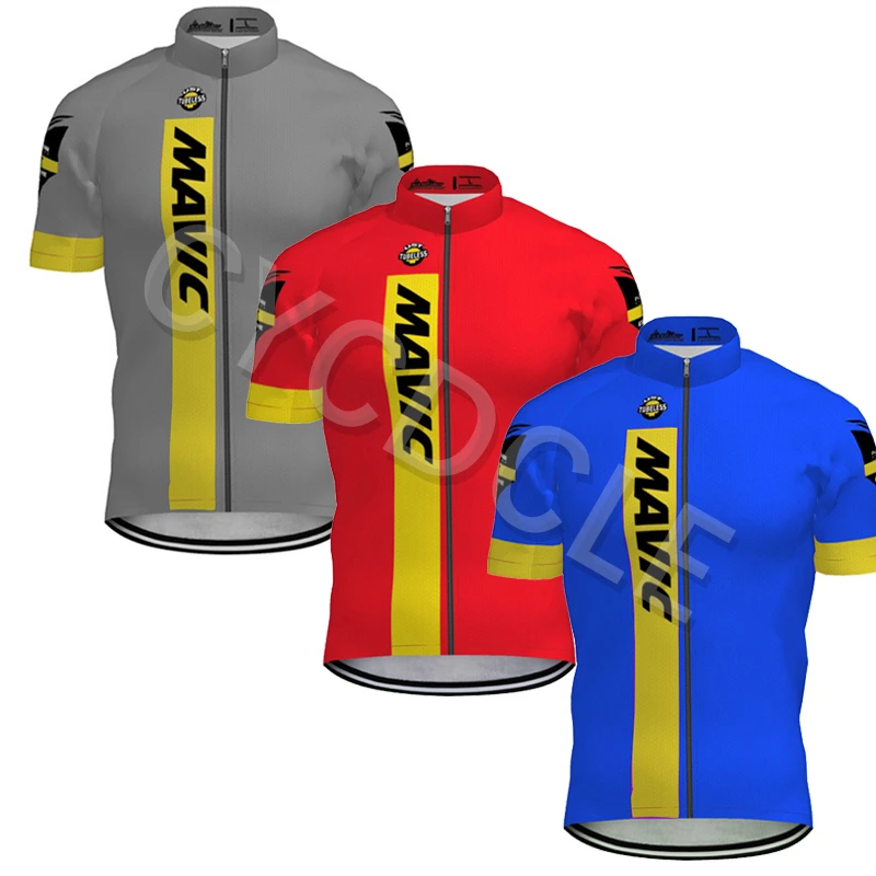 Новинка Mavic Pro Team велосипедная футболка Летняя с коротким рукавом быстросохнущая одежда для велоспорта Hombre Ropa Ciclismo Майо велосипедная одежда