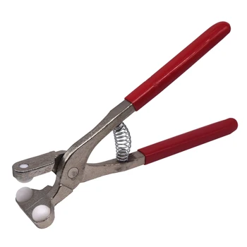 

235mm Glass Running Pliers Cutter Comfort Grip Tile Opening Separator Tool with Spring, 3 Rubber Particles, Carbon Steel